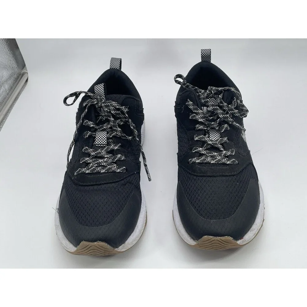 U.S. Polo Assn USPA Men’s Athletic Sneakers Black White Lace Up Shoes Size 8 - Picture 3 of 6